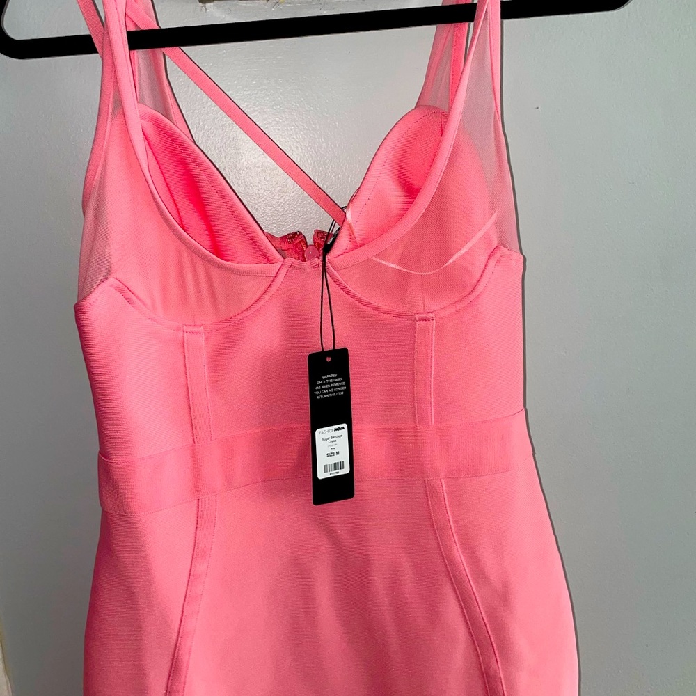 Pretty in Pink Bandage Dress
